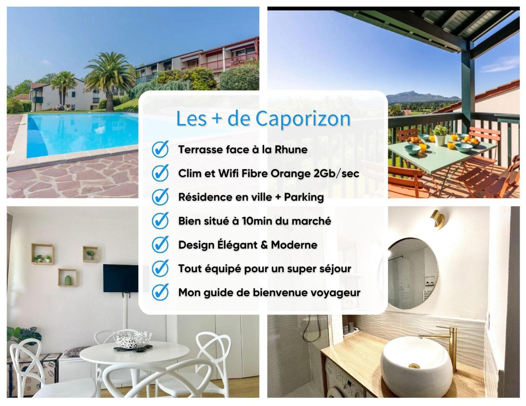 Appartamento Caporizon-baillenia-t1 Vue Montagne - Piscine St Jean De Luz *